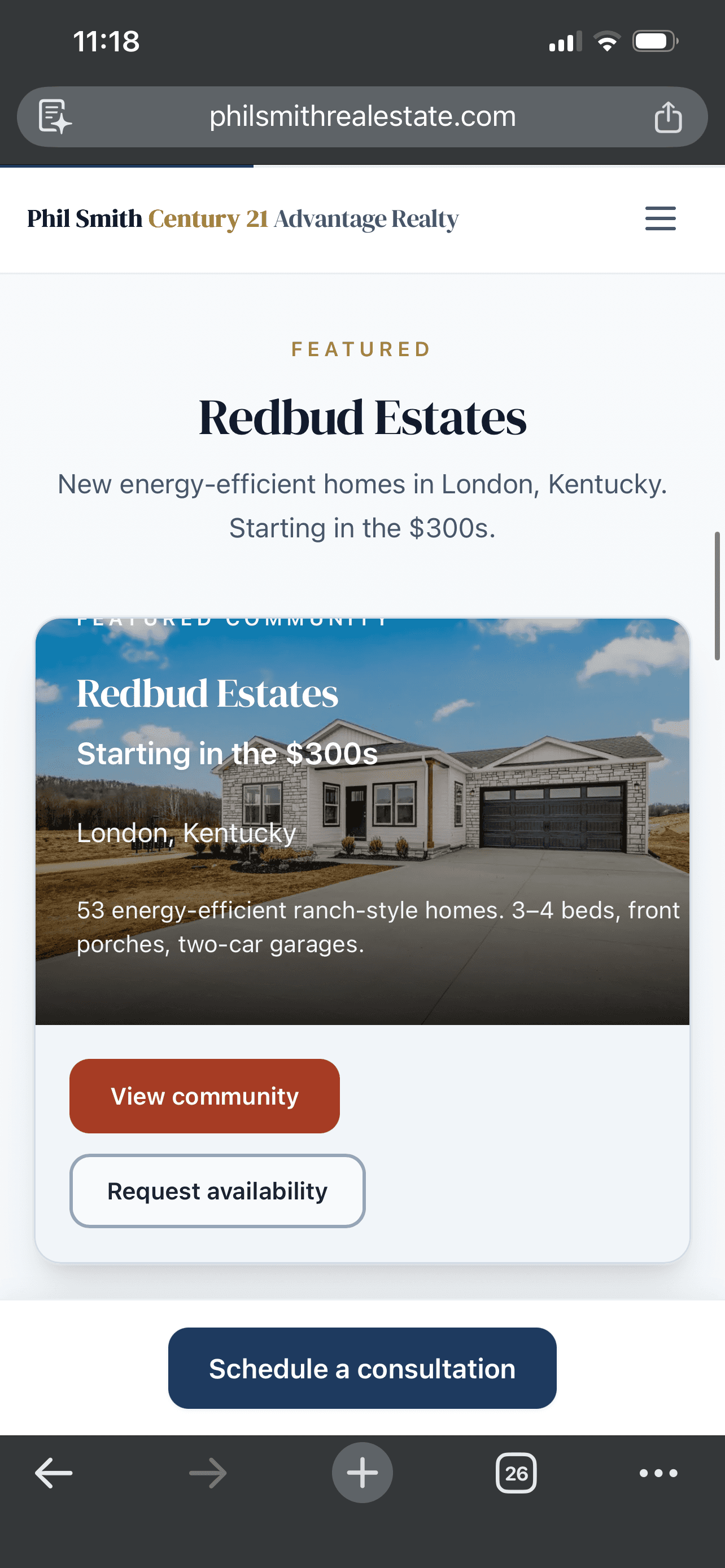 Phil Smith Real Estate on mobile — image 4 of 9