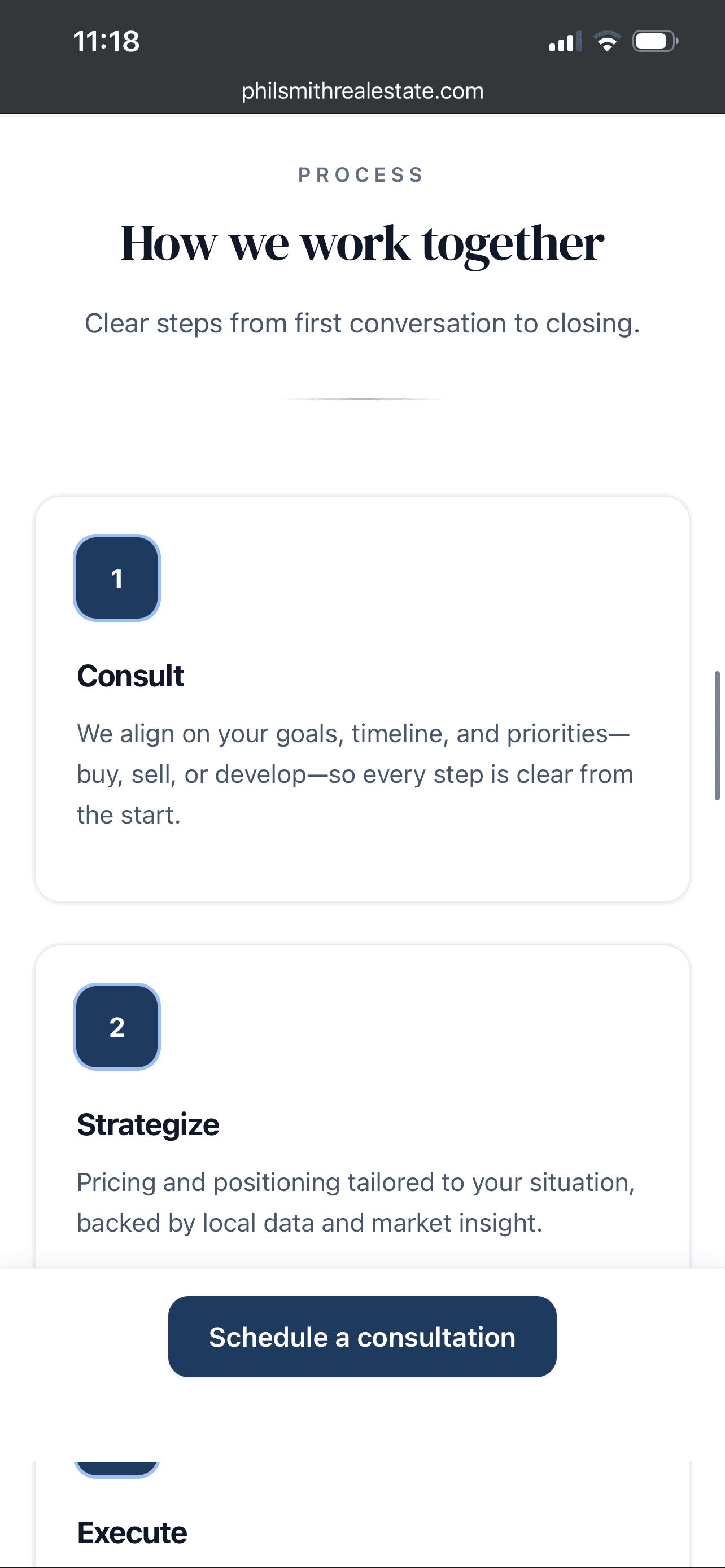 Phil Smith Real Estate on mobile — image 5 of 9