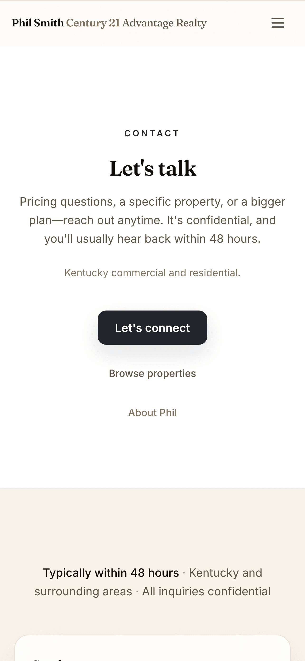 Phil Smith Real Estate on mobile — image 9 of 9