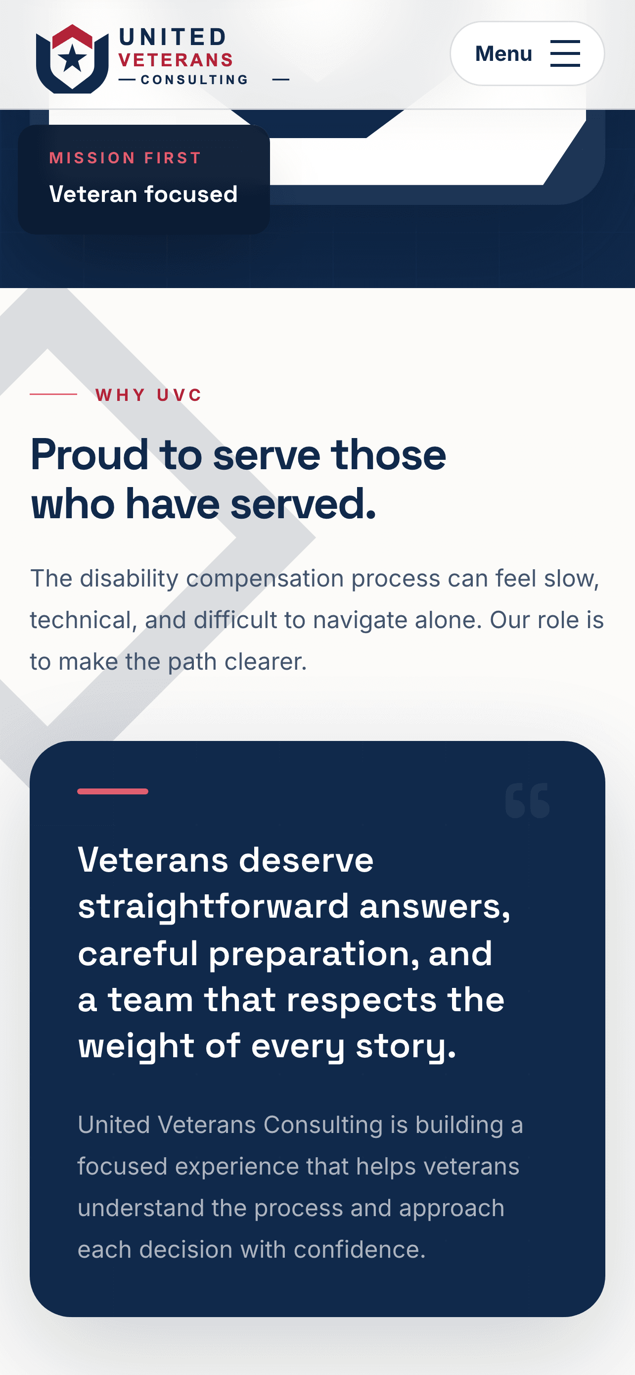 United Veterans Consulting on mobile, image 2 of 2