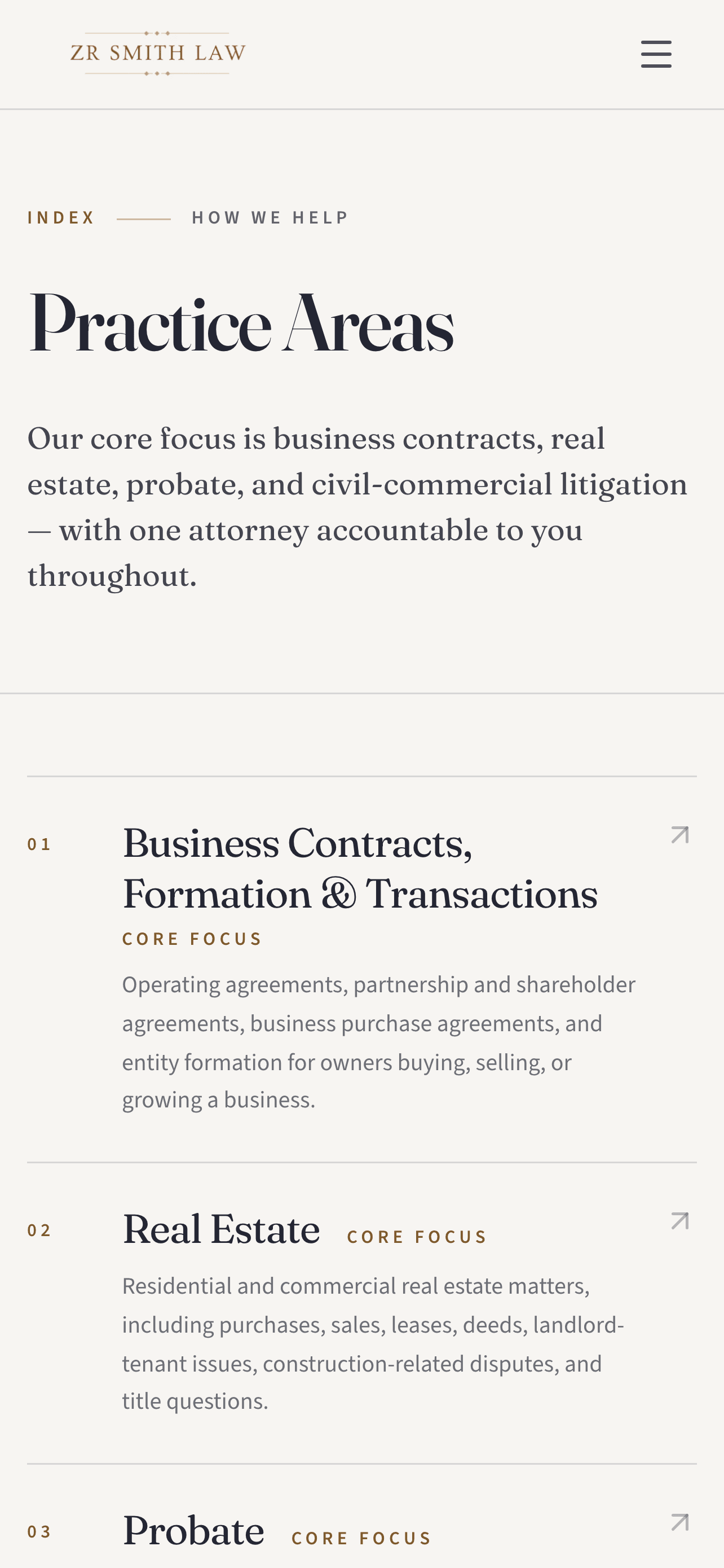 ZRS Law on mobile — image 2 of 6
