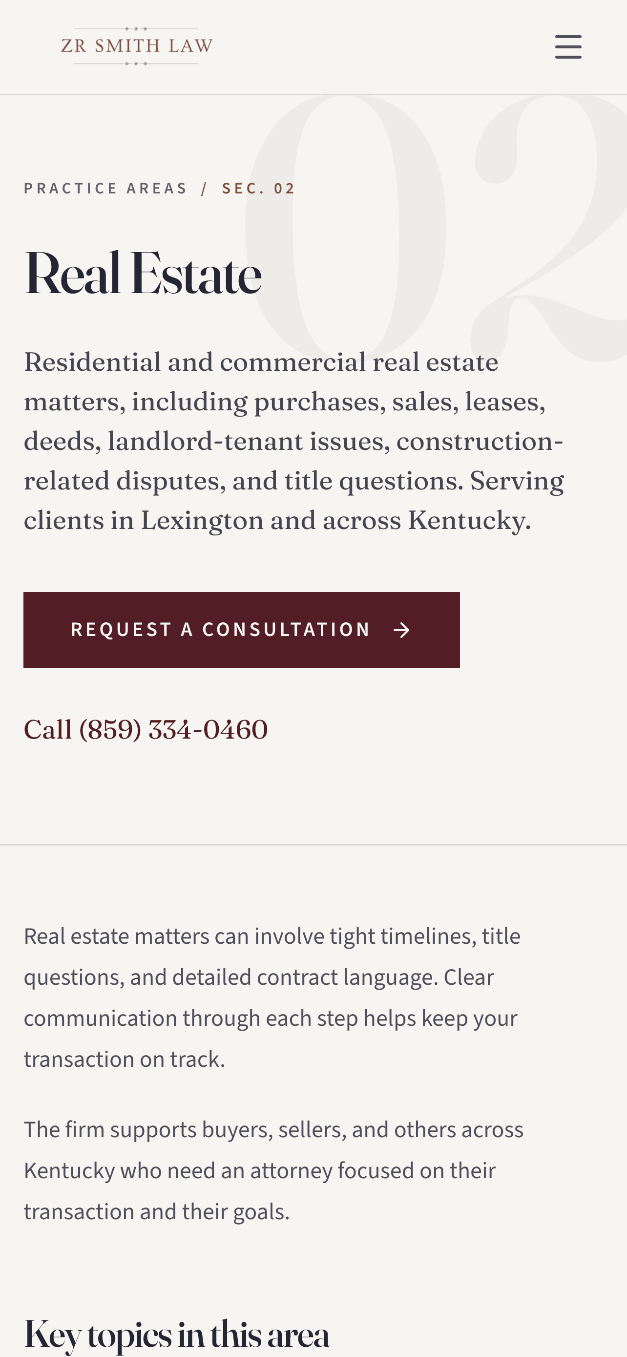 ZRS Law on mobile — image 3 of 6