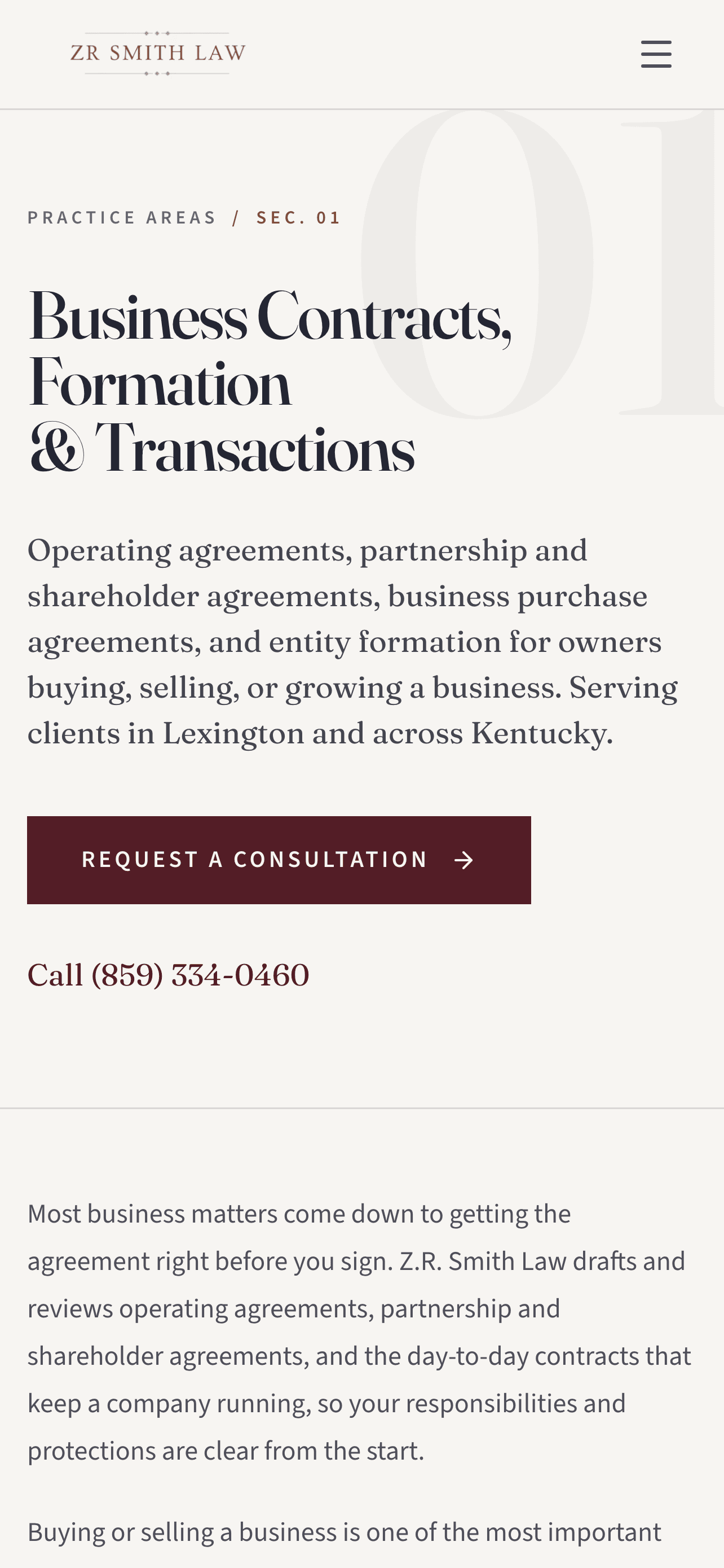 ZRS Law on mobile — image 4 of 6